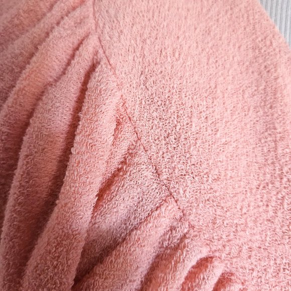 Size L to XL Vintage 1970s Leisure Lady Terry Zip Front Robe - Picture 12 of 14